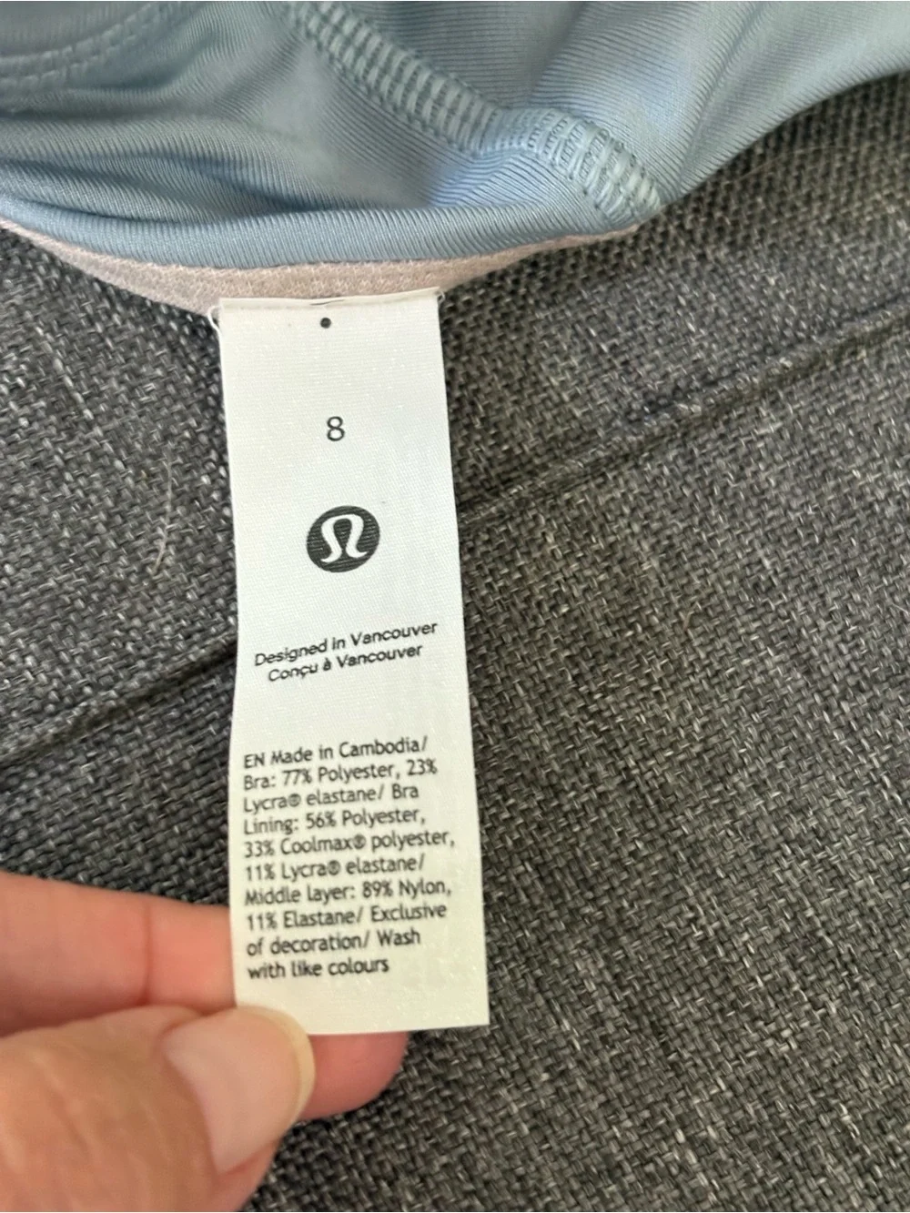 Lululemon Energy Bra Wrap Light Support B/C Cups Bra